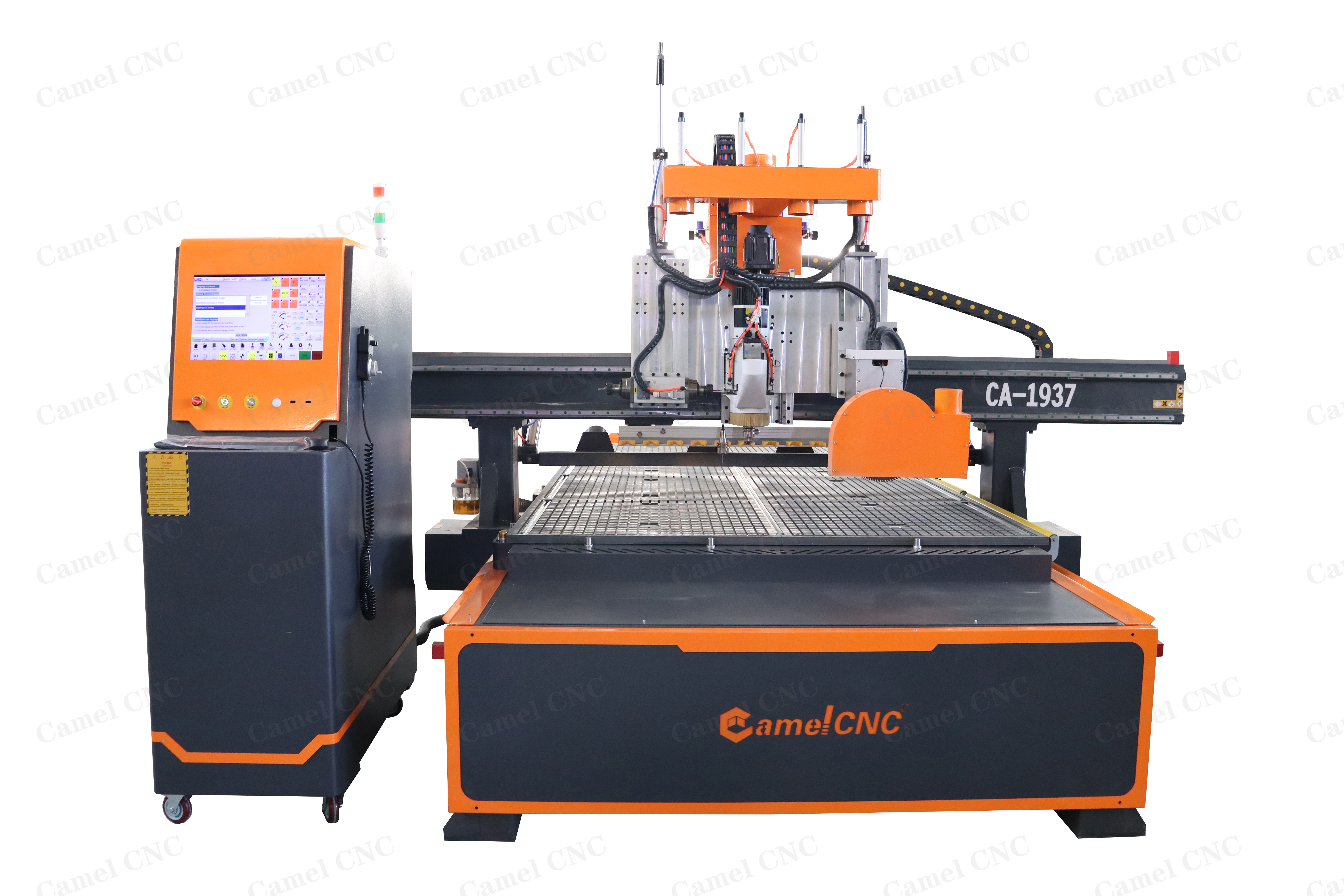 CA-1937 4 Axis ATC CNC Router With Swing Saw Head