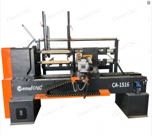 CA-1516 Auto Feeding CNC Wood Lathe With Double axis